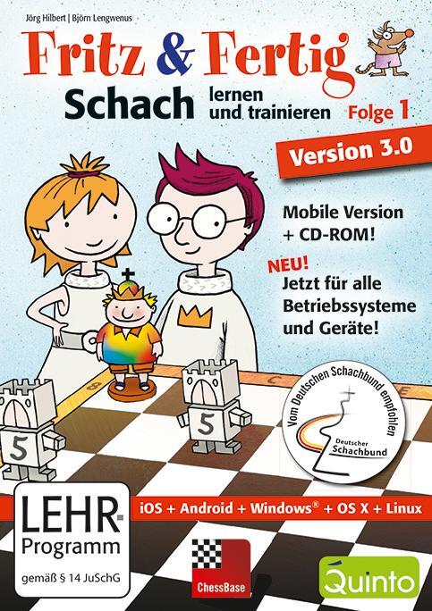 Cover: 9783866814295 | Fritz&Fertig! Folge 1: Schach lernen und trainieren - Version 3 | GmbH