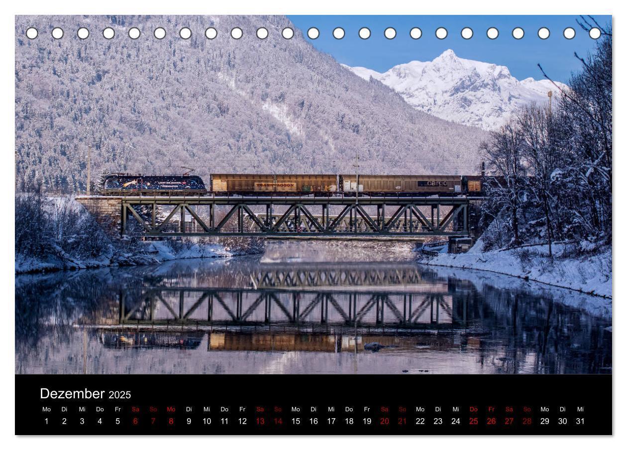 Bild: 9783435403592 | Die Bahn im Salzburgerland (Tischkalender 2025 DIN A5 quer),...