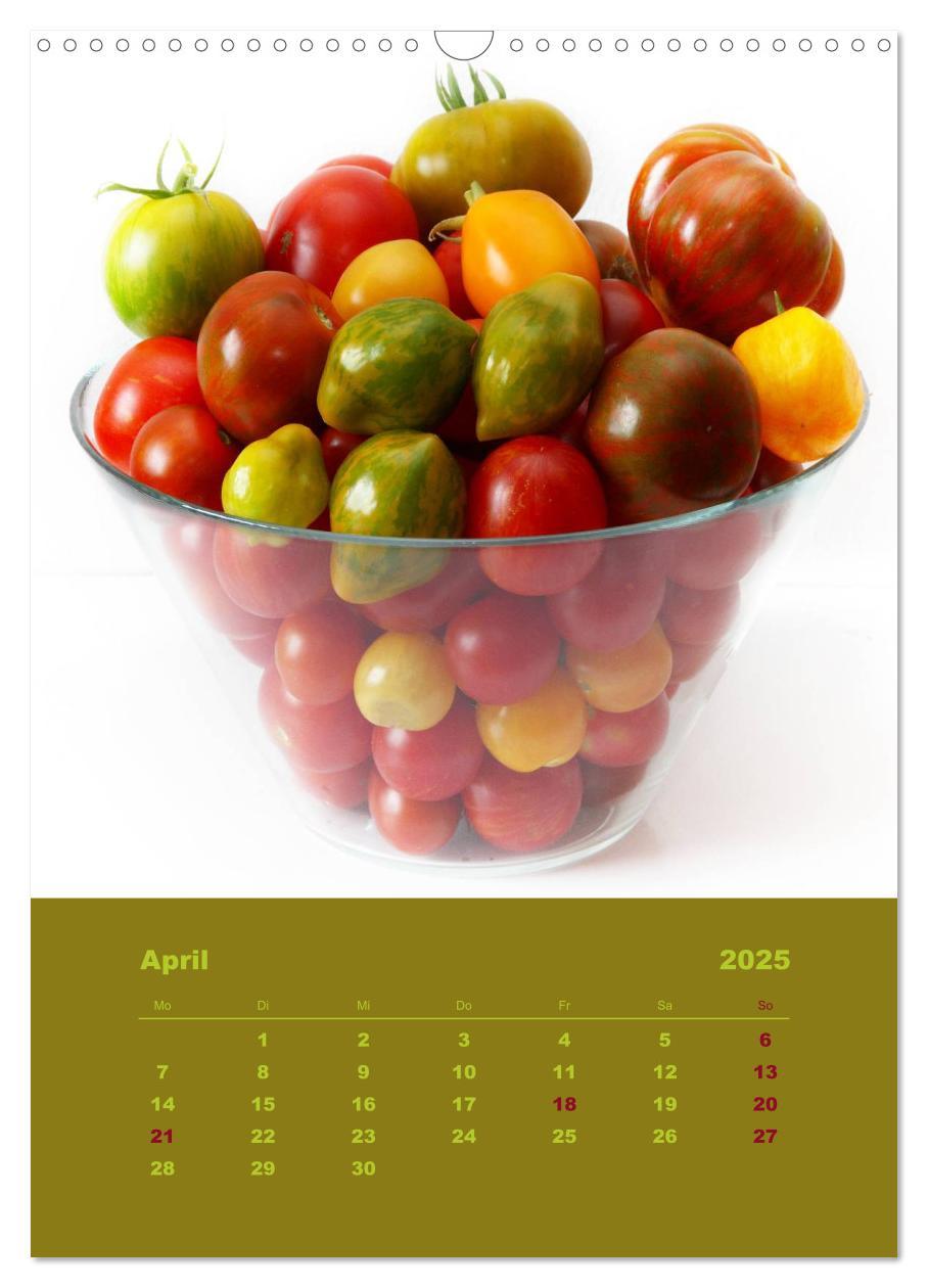 Bild: 9783457055458 | Tomaten - Alles BIO! (Wandkalender 2025 DIN A3 hoch), CALVENDO...