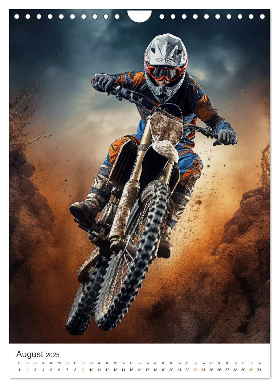 Bild: 9783435853472 | Motocross - Mit Leib und Seele dabei (Wandkalender 2025 DIN A4...