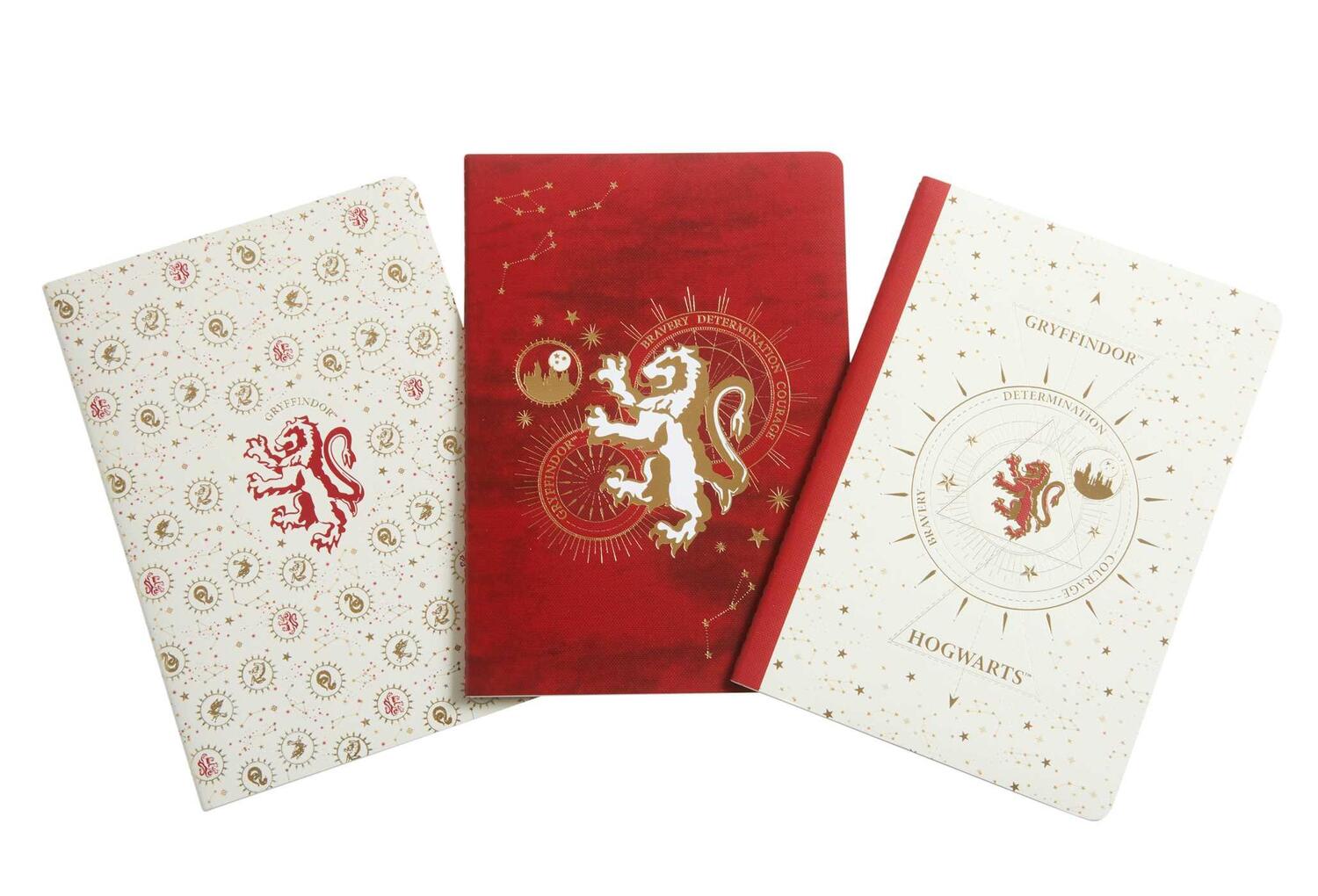 Cover: 9781647220792 | Harry Potter: Gryffindor Constellation Sewn Notebook Collection...