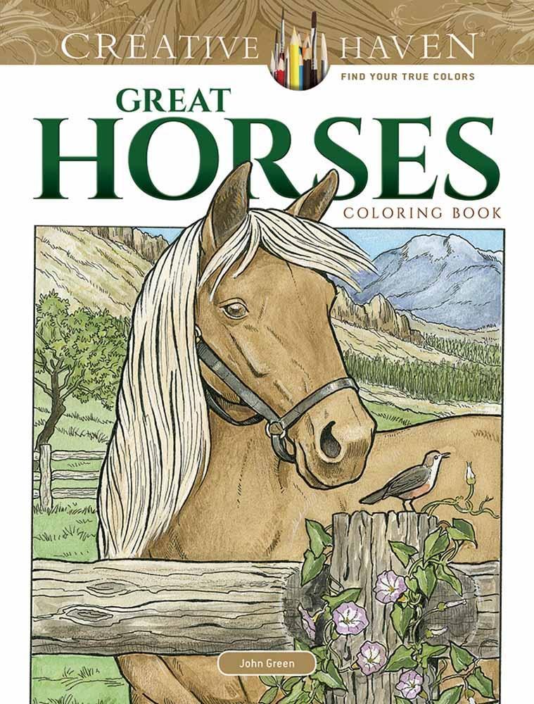 Cover: 9780486817910 | Creative Haven Great Horses Coloring Book | John Green | Taschenbuch