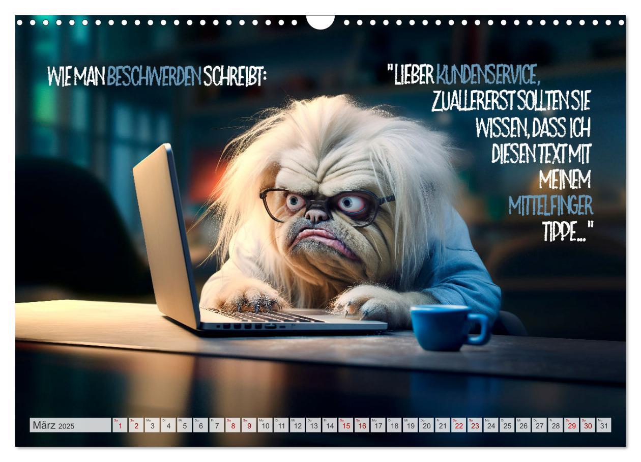 Bild: 9783383774317 | ULTRAKRASS Knallharte Hunde (Wandkalender 2025 DIN A3 quer),...