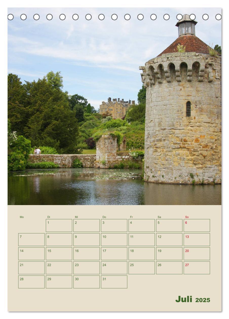 Bild: 9783435969562 | Schlösser und Gärten in England (Tischkalender 2025 DIN A5 hoch),...