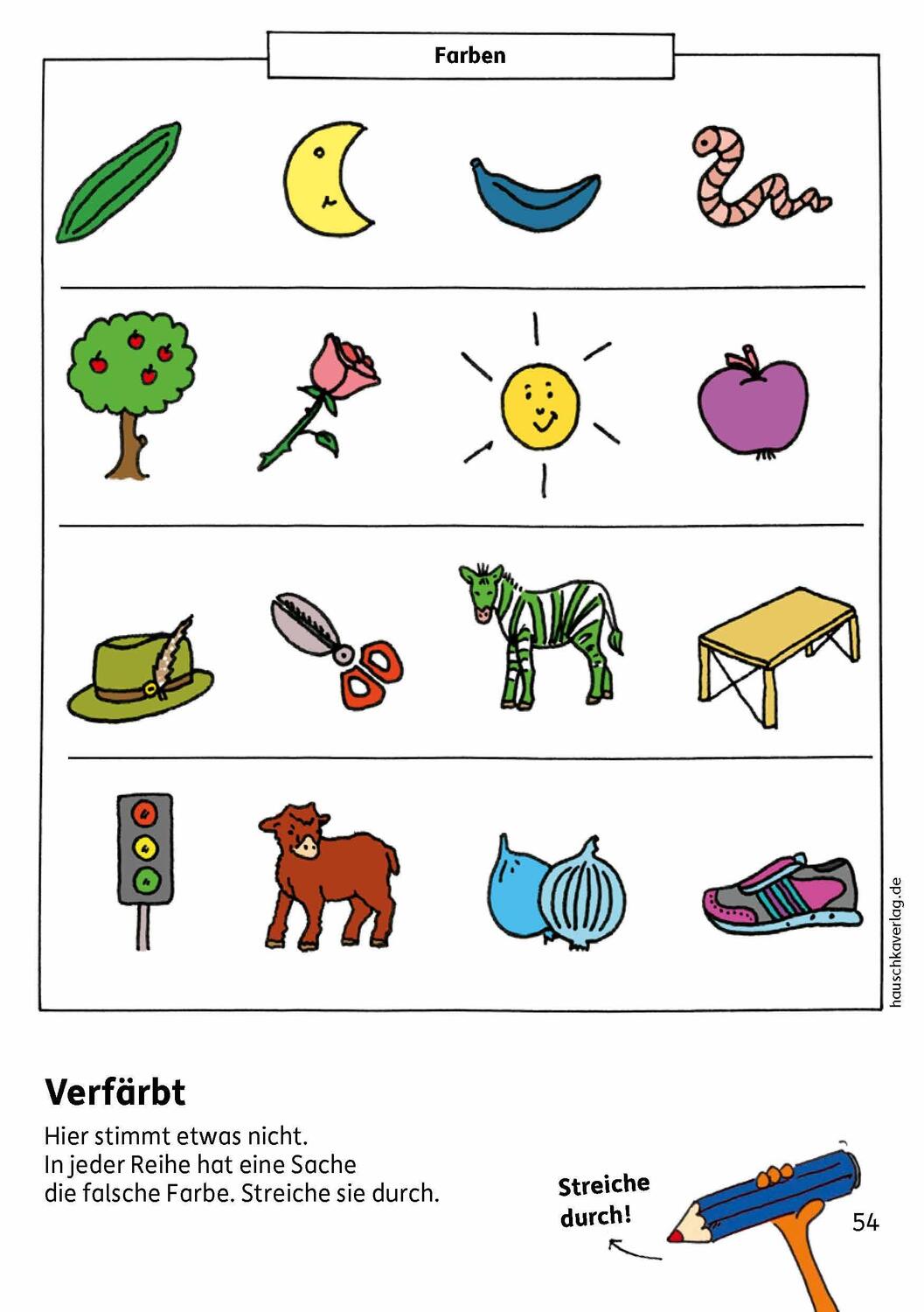 Bild: 9783881006217 | Kindergartenblock - Formen, Farben, Fehler finden ab 4 Jahre | Neumann