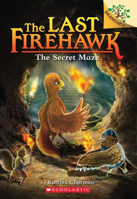 Cover: 9781338565379 | The Secret Maze: A Branches Book (the Last Firehawk #10) | Volume 10