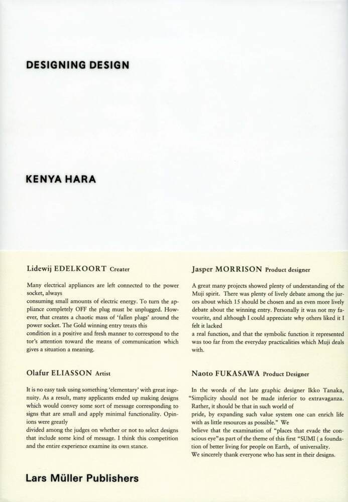 Cover: 9783037784501 | Designing Design | Kenya Hara | Taschenbuch | 472 S. | Englisch | 2015