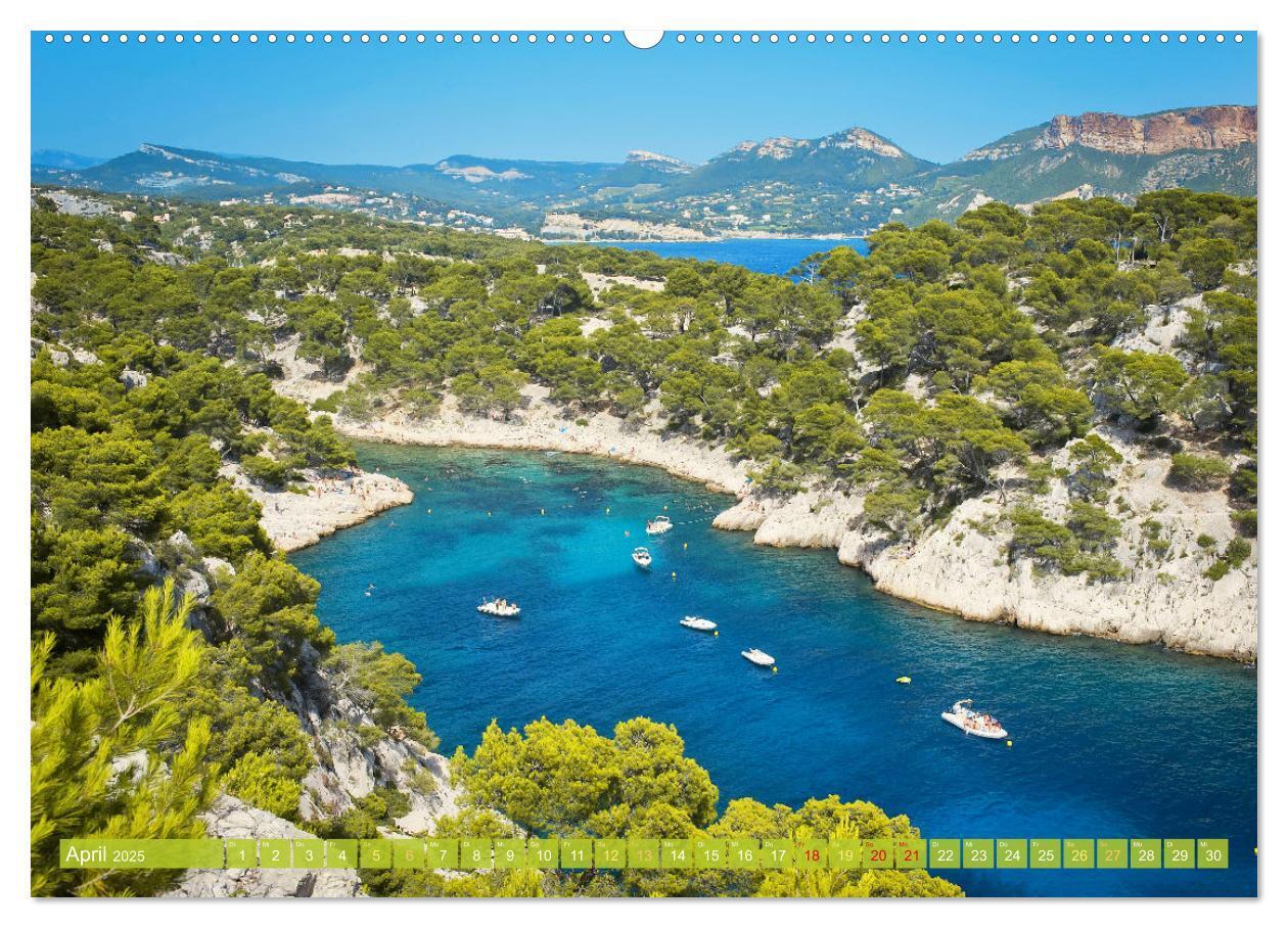 Bild: 9783383776649 | Lebendige Cote d'Azur: Die azurblaue Küste (Wandkalender 2025 DIN...