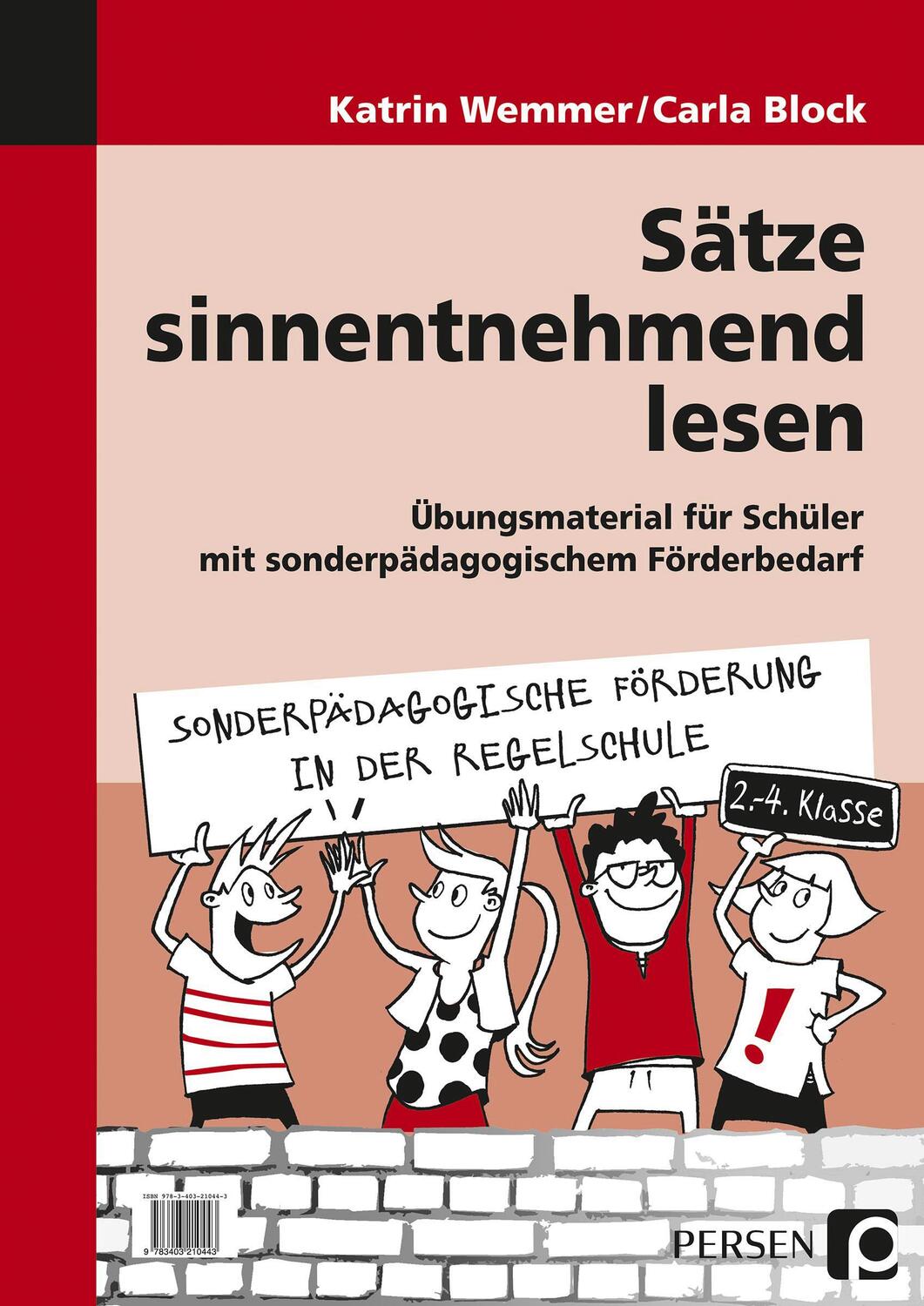Cover: 9783403210443 | Sätze sinnentnehmend lesen | Katrin Wemmer (u. a.) | Stück | Deutsch