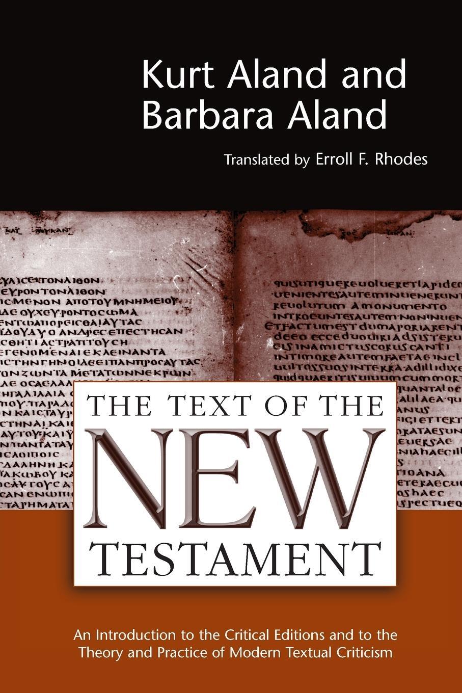Cover: 9780802840981 | Text of the New Testament | Kurt Aland (u. a.) | Taschenbuch | 1995