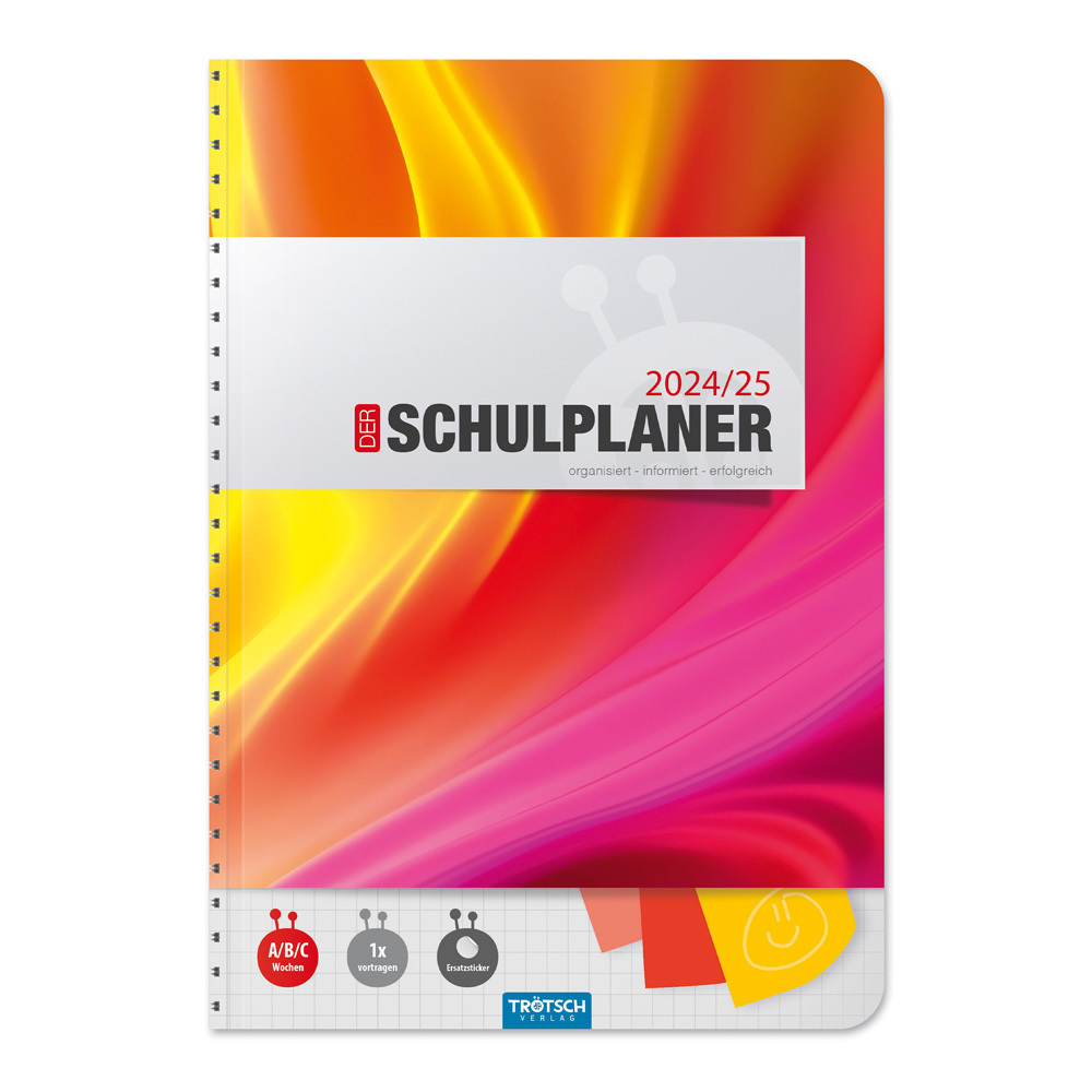 Cover: 9783988023094 | Trötsch Schulplaner Rot 24/25 | Trötsch Verlag GmbH &amp; Co.KG | Buch