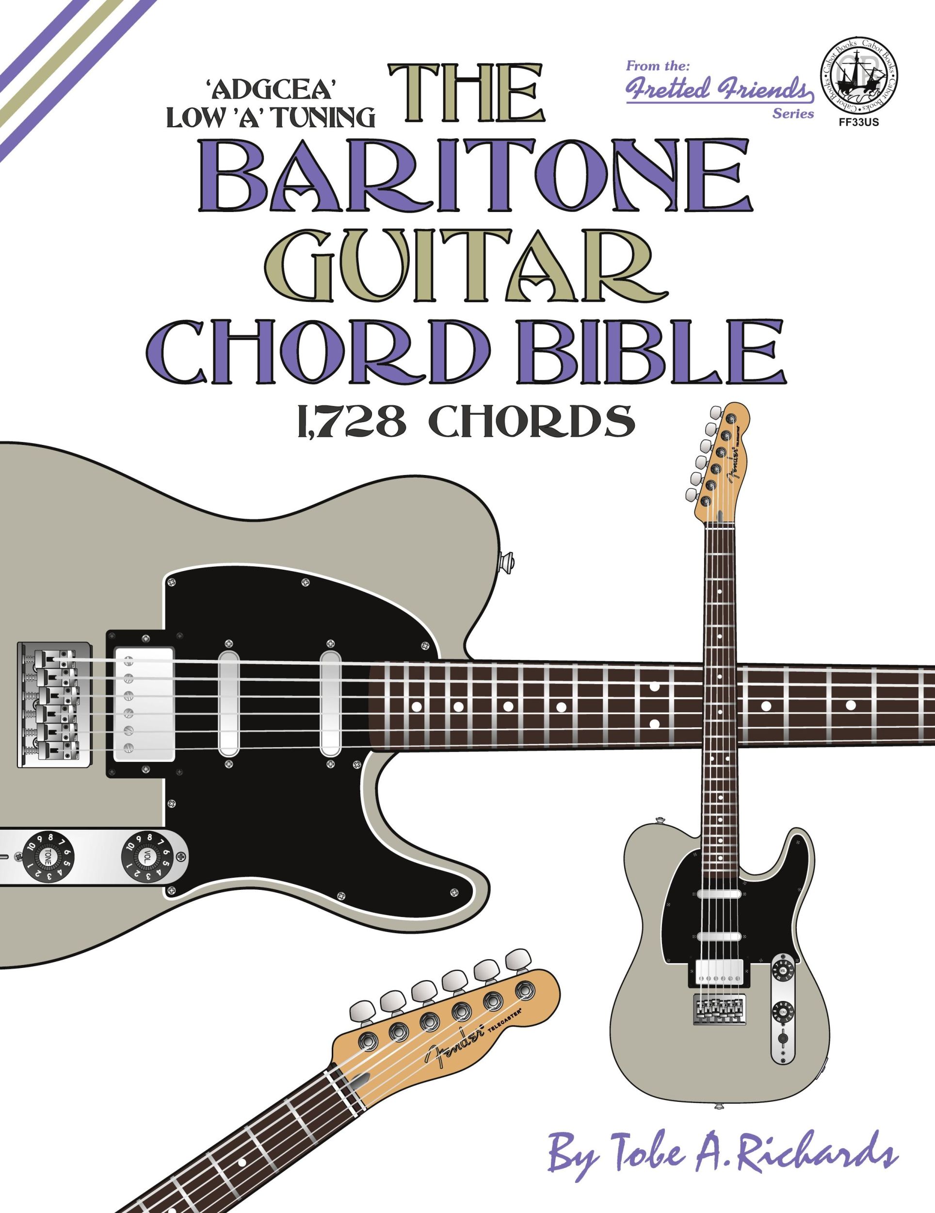 Cover: 9781906207526 | The Baritone Guitar Chord Bible | Low A Tuning 1,728 Chords | Richards