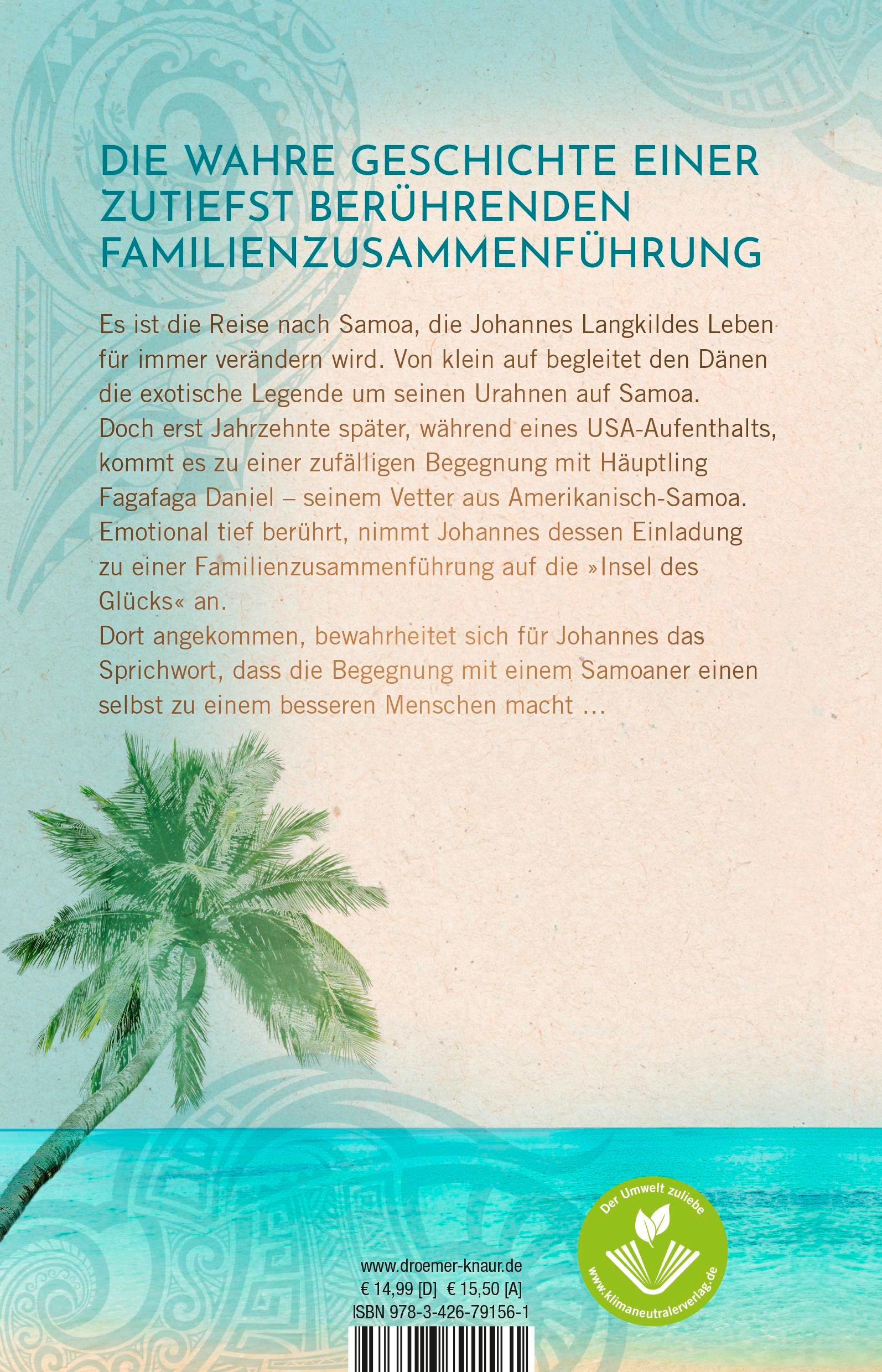 Rückseite: 9783426791561 | Der Däne, der nach Samoa fuhr und seine Familie fand | Langkilde