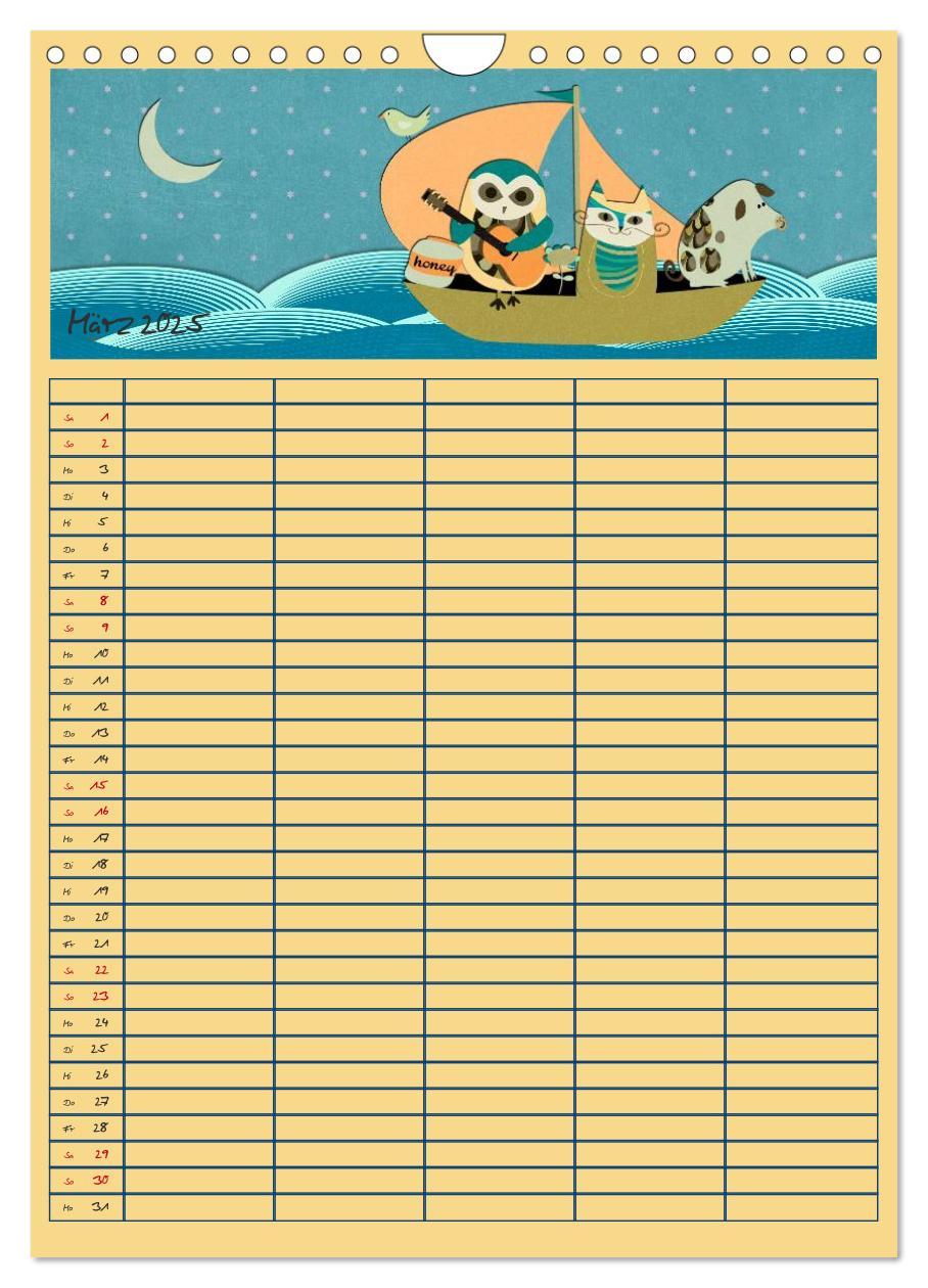 Bild: 9783457035306 | Unser buntes Familienleben (Wandkalender 2025 DIN A4 hoch),...