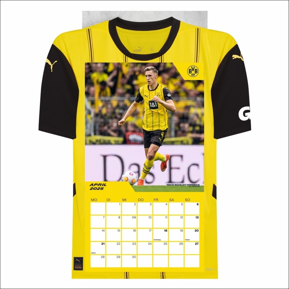 Bild: 9783756405442 | BVB Trikotkalender 2025 | Kalender | Spiralbindung | 14 S. | Deutsch