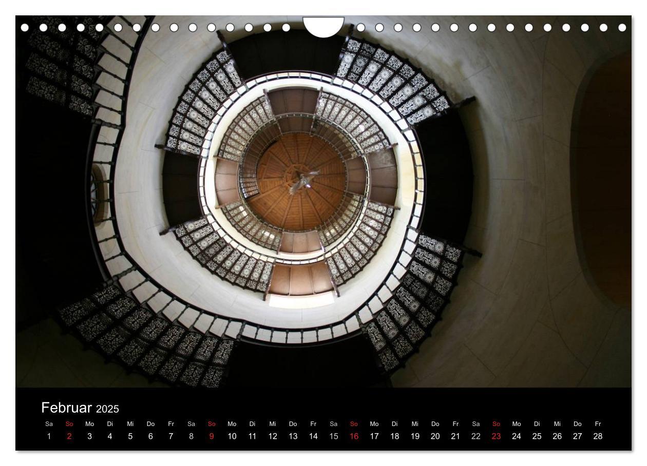 Bild: 9783435832125 | Treppen (Wandkalender 2025 DIN A4 quer), CALVENDO Monatskalender