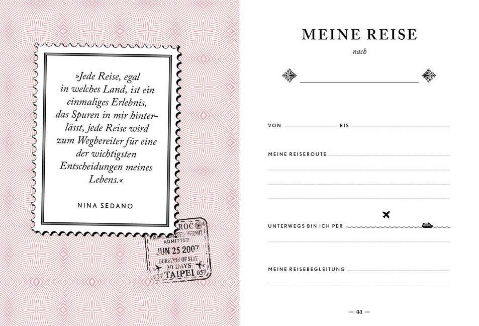 Bild: 9783959100410 | Unterwegs als Ländersammlerin | Mein Reisenotizbuch | Broschüre | 2015