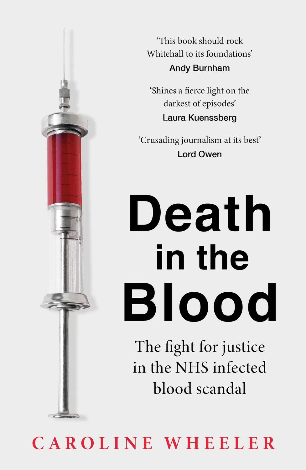 Cover: 9781035405251 | Death in the Blood: the most shocking scandal in NHS history from...