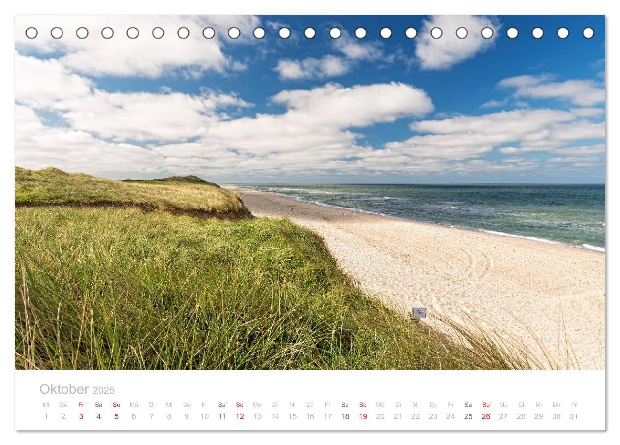 Bild: 9783435590100 | Sehnsucht Sylt (Tischkalender 2025 DIN A5 quer), CALVENDO...