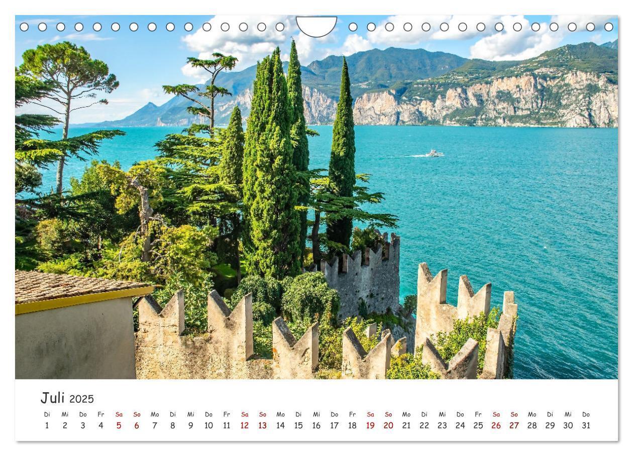 Bild: 9783435012220 | Malcesine am Gardasee (Wandkalender 2025 DIN A4 quer), CALVENDO...