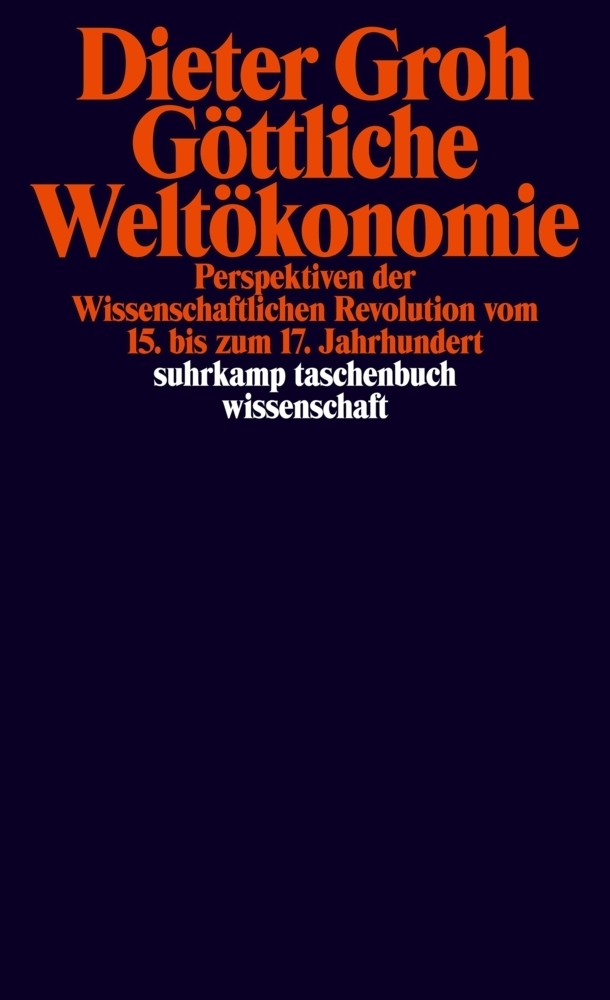 Cover: 9783518295458 | Göttliche Weltökonomie | Dieter Groh | Taschenbuch | 2010 | Suhrkamp