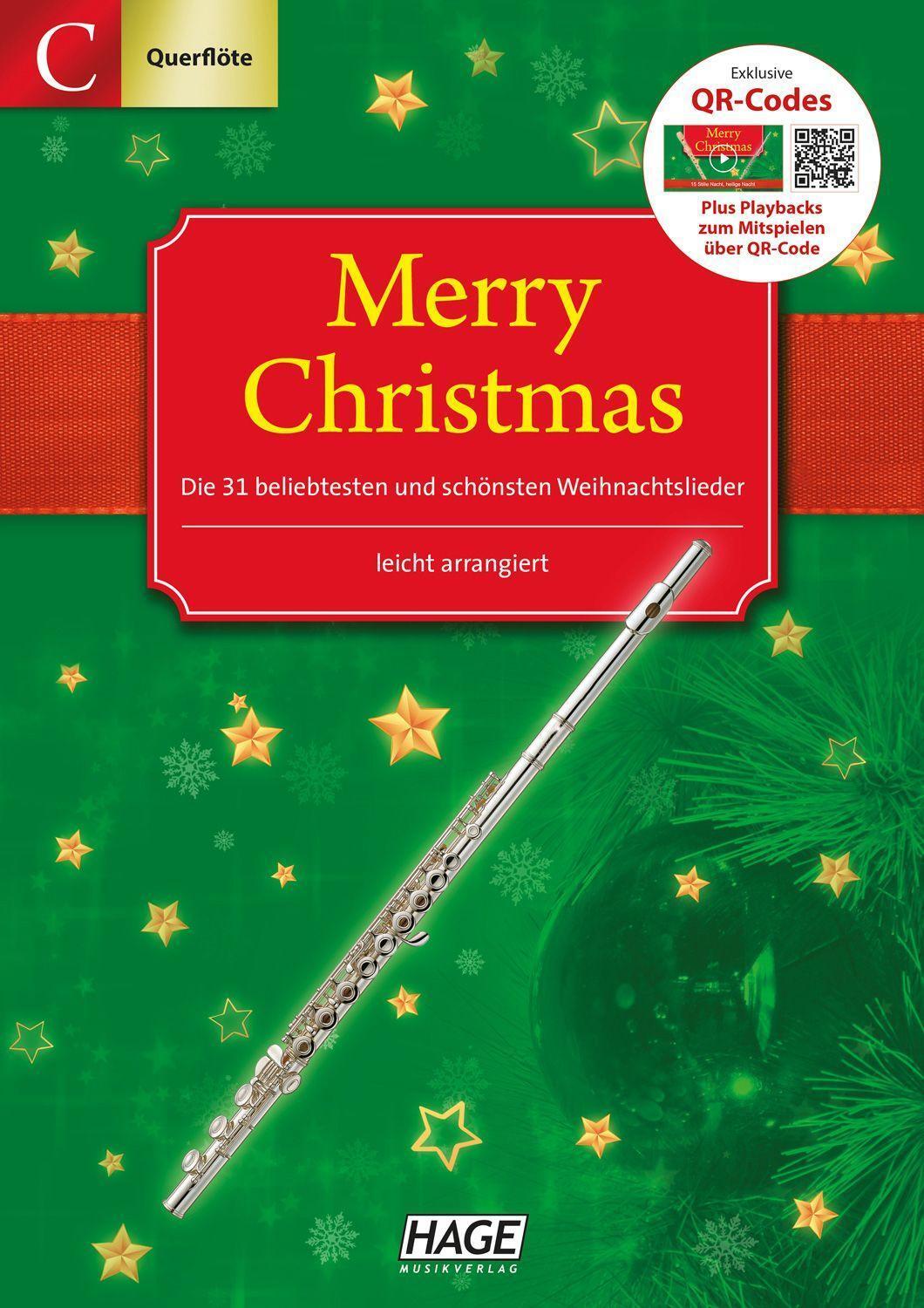 Cover: 9783866265196 | Merry Christmas für C-Instrumente (Querflöte, Oboe) | Hage Musikverlag