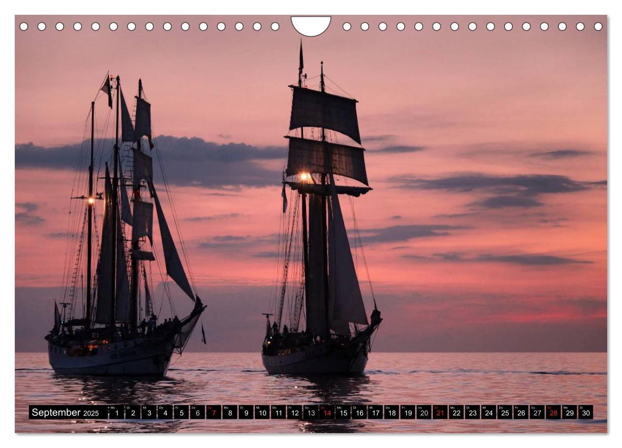 Bild: 9783435781263 | Hanse Sail (Wandkalender 2025 DIN A4 quer), CALVENDO Monatskalender