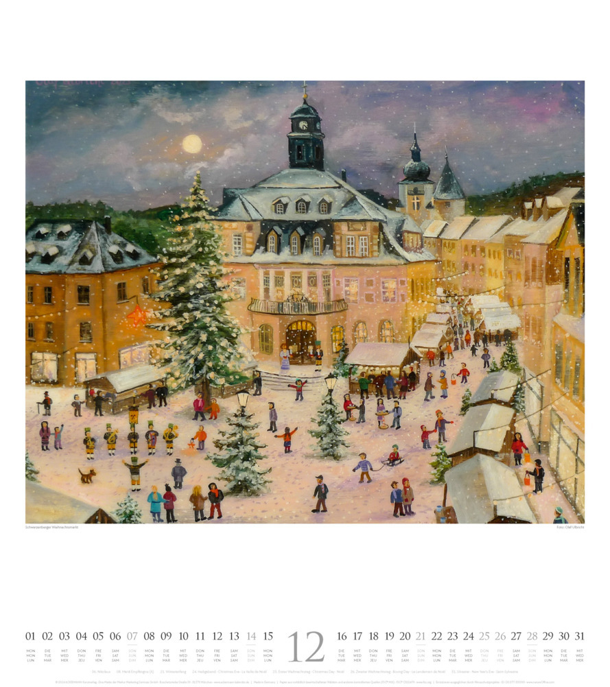 Bild: 9783838425146 | Naive Malerei Kalender 2025 | Ackermann Kunstverlag | Kalender | 14 S.