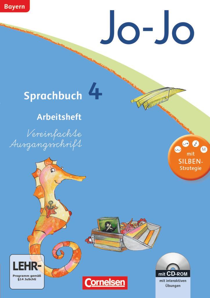 Cover: 9783060839346 | Jo-Jo Sprachbuch - Grundschule Bayern. 4. Jahrgangsstufe -...