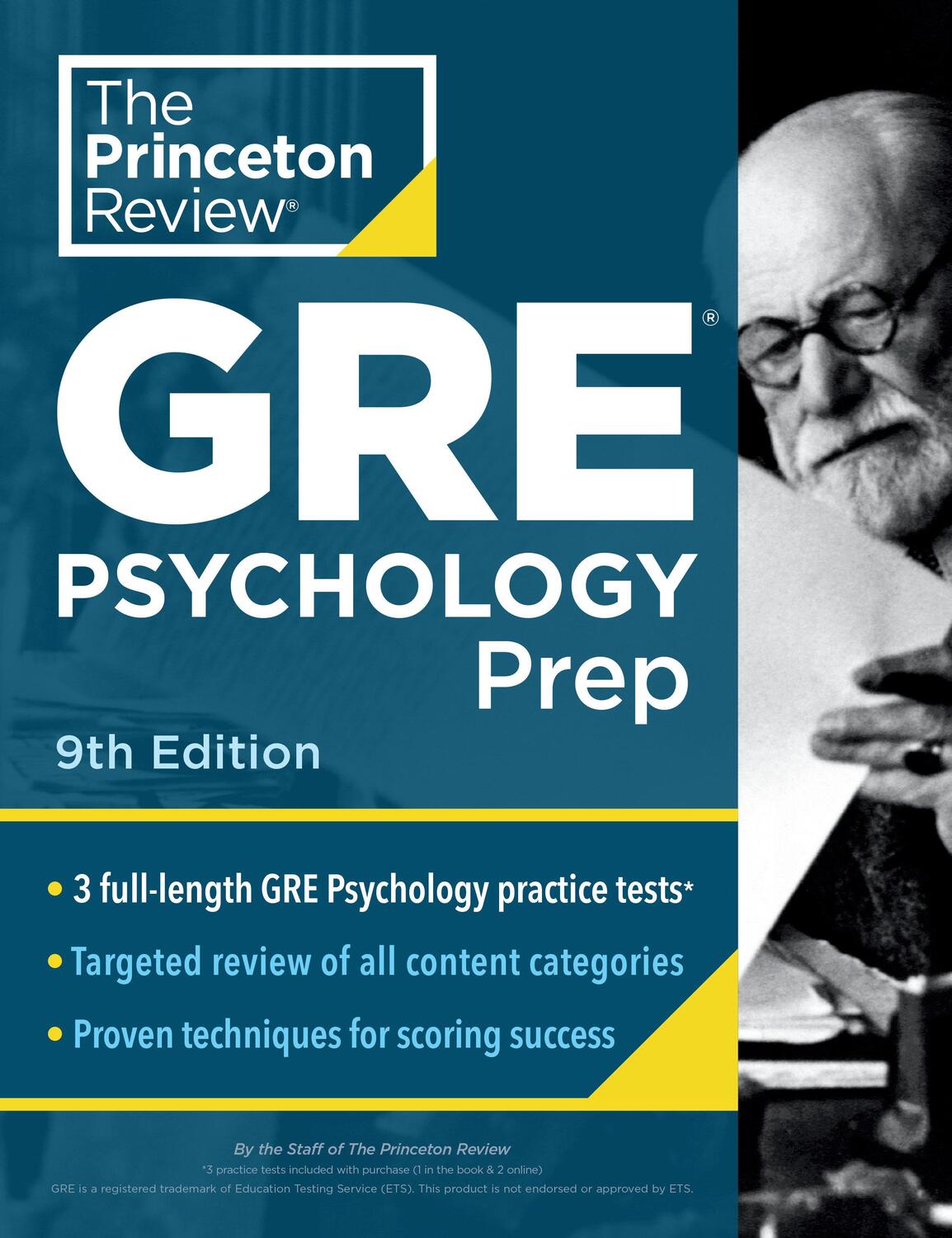 Cover: 9780525570189 | Princeton Review GRE Psychology Prep, 9th Edition | Princeton Review