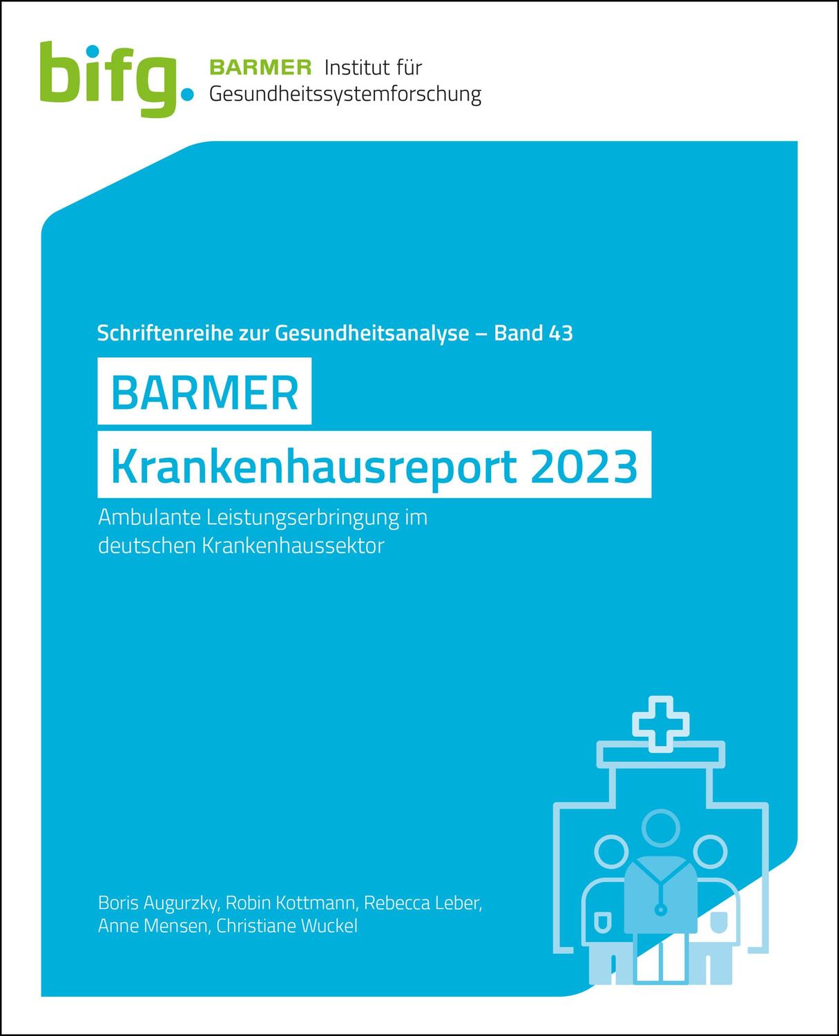 Cover: 9783946199892 | BARMER Krankenhausreport 2023 | Boris Augurzky (u. a.) | Taschenbuch