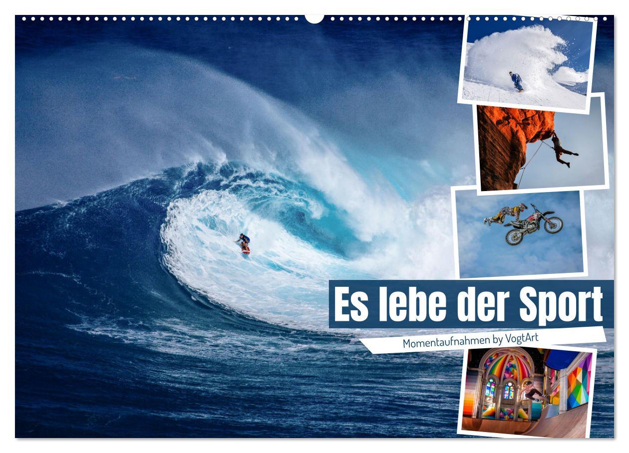 Cover: 9783383959516 | Es lebe der Sport - Momentaufnahmen by VogtArt (Wandkalender 2025...