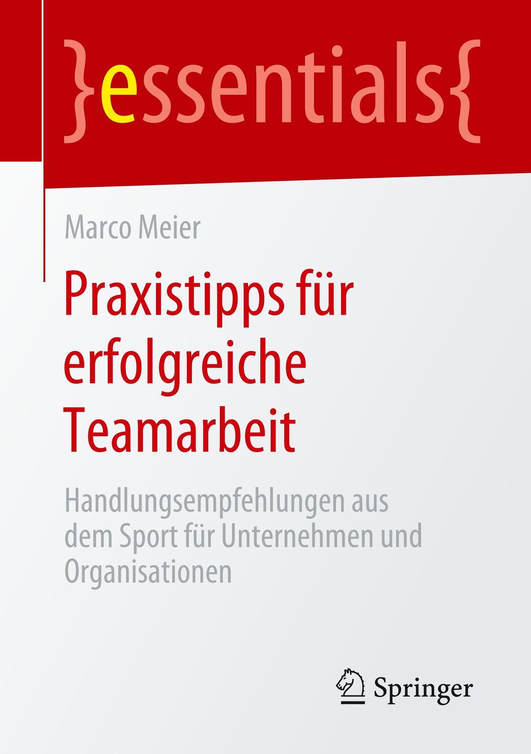 Cover: 9783658279608 | Praxistipps für erfolgreiche Teamarbeit | Marco Meier | Taschenbuch