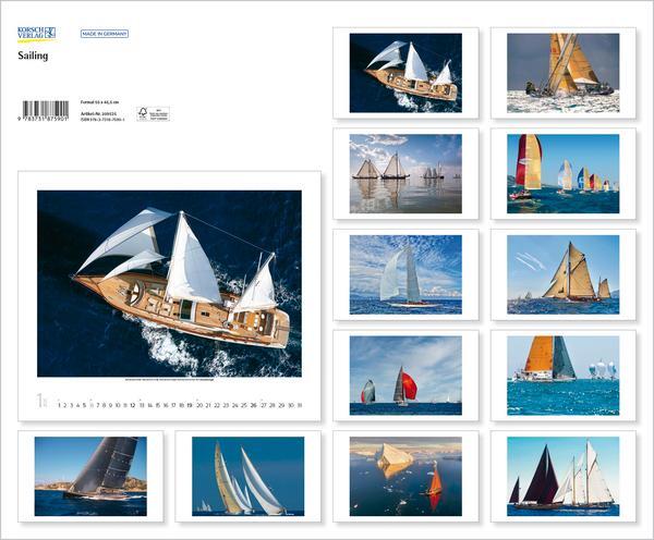 Bild: 9783731875901 | Sailing 2025 | Verlag Korsch | Kalender | Spiralbindung | 14 S. | 2025