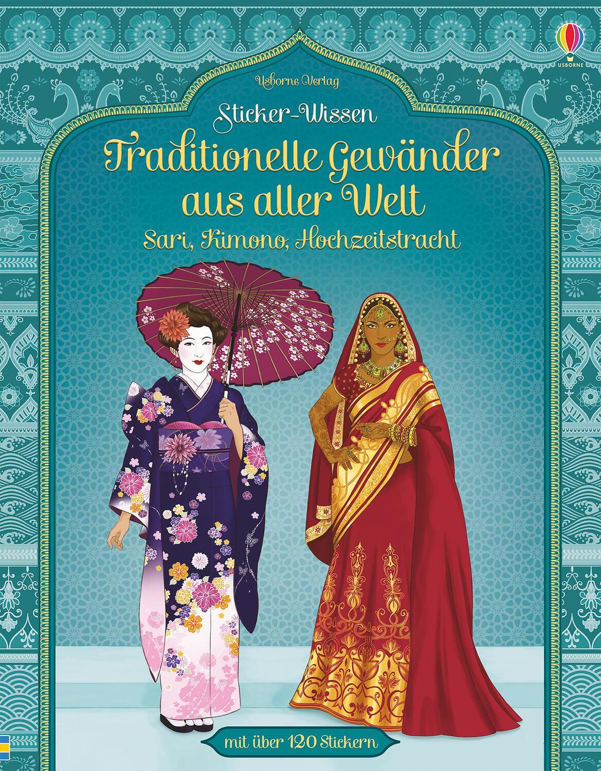 Cover: 9781782327868 | Sticker-Wissen: Traditionelle Gewänder aus aller Welt | Emily Bone