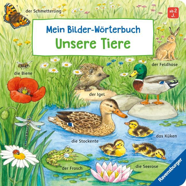 Cover: 9783473419173 | Mein Bilder-Wörterbuch: Unsere Tiere | Susanne Gernhäuser | Buch