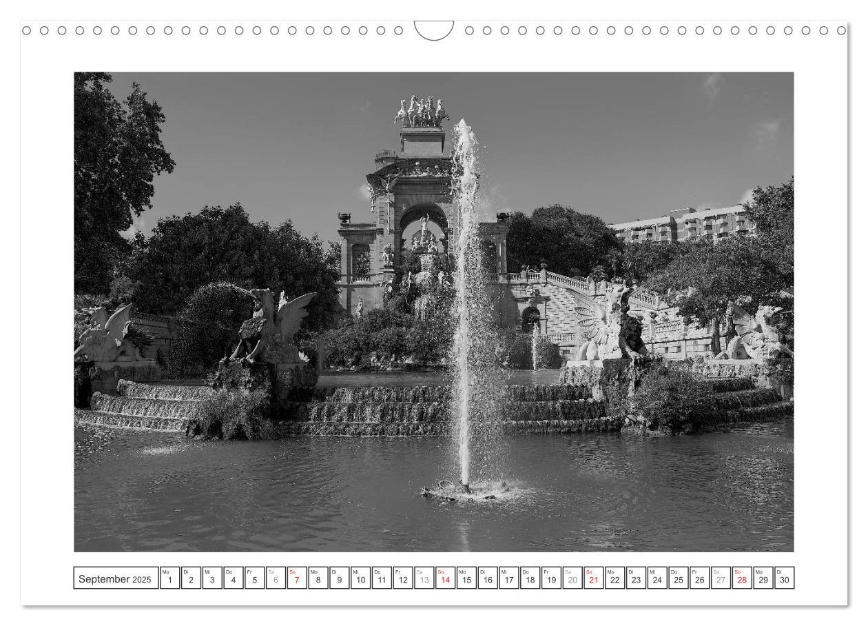 Bild: 9783435681228 | Barcelona Photografien in Schwarz / Weiß (Wandkalender 2025 DIN A3...