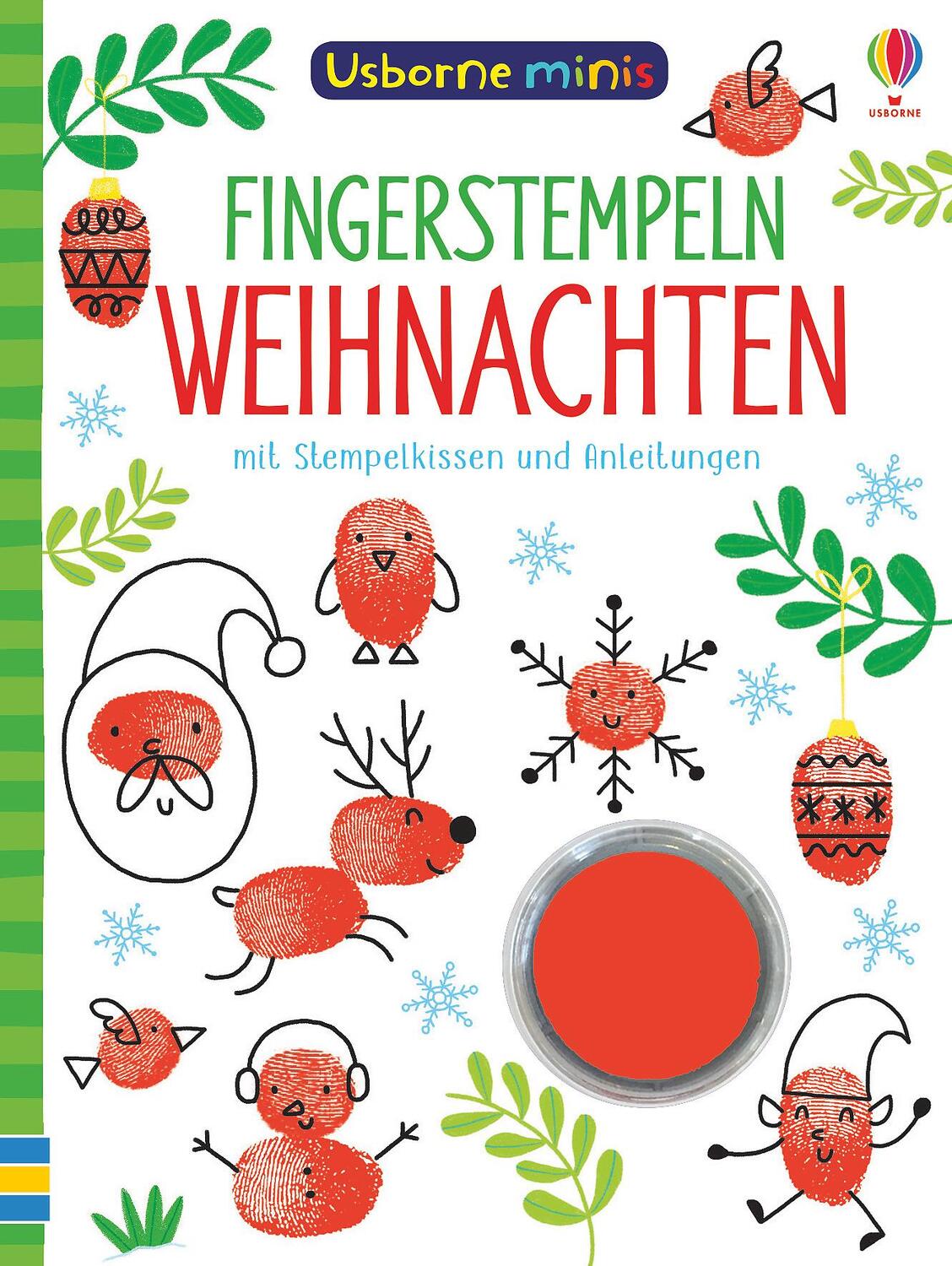 Cover: 9781789411324 | Usborne Minis: Fingerstempeln Weihnachten | Sam Smith | Taschenbuch