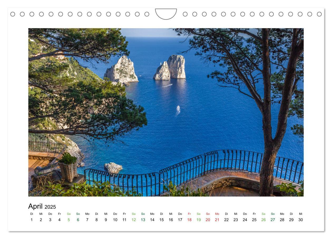 Bild: 9783435458424 | Sehnsuchtsinseln Capri und Ischia (Wandkalender 2025 DIN A4 quer),...