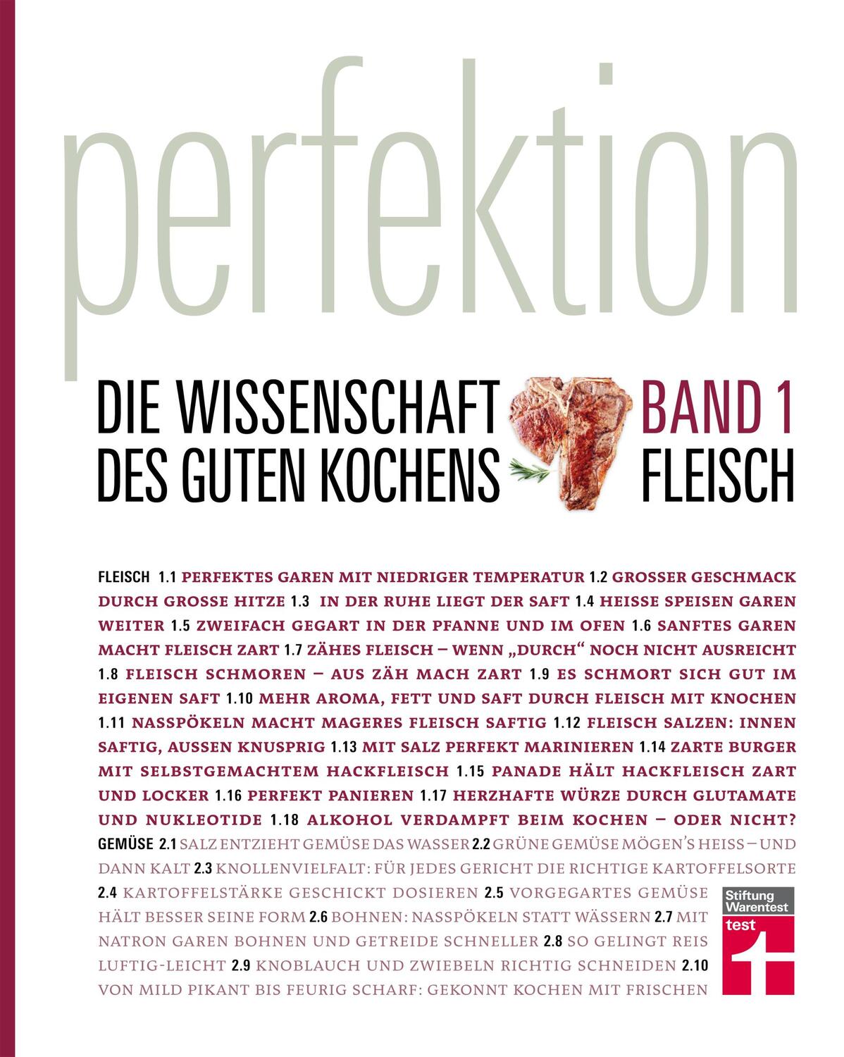 Cover: 9783868514261 | Perfektion. Die Wissenschaft des guten Kochens 01 Fleisch | Buch
