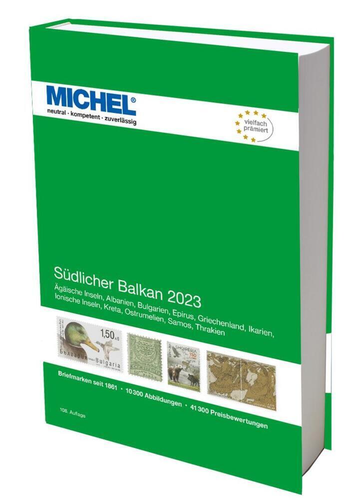 Cover: 9783954024575 | Südlicher Balkan 2023 | Europa Teil 7 | MICHEL-Redaktion | Buch | 2023