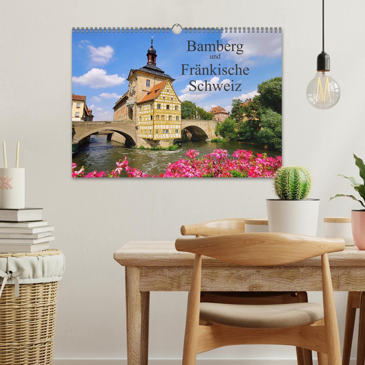 Bild: 9783435744411 | Bamberg und Fränkische Schweiz (Wandkalender 2025 DIN A3 quer),...