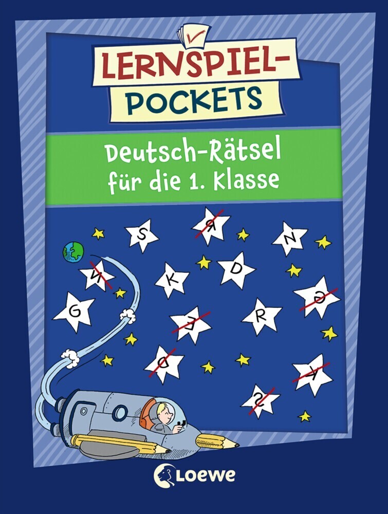 Cover: 9783743201712 | Lernspiel-Pockets - Deutsch-Rätsel für die 1. Klasse | Rätseln | Buch