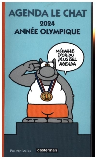 Cover: 9782203248588 | Le chat mini-agenda annee olympique 2024 | Philippe Geluck | Buch