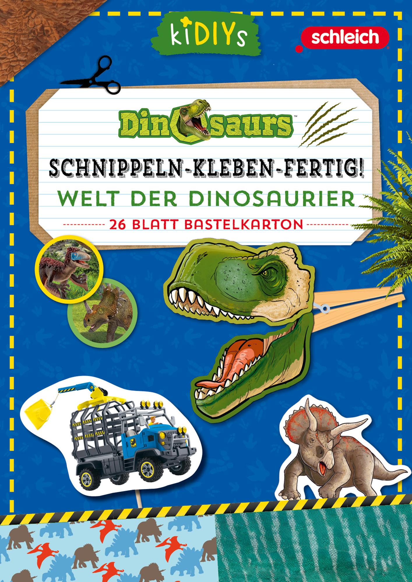 Cover: 4260188019539 | Schnippeln-Kleben-Fertig - Schleich Dinos | Taschenbuch | 52 S. | 2025