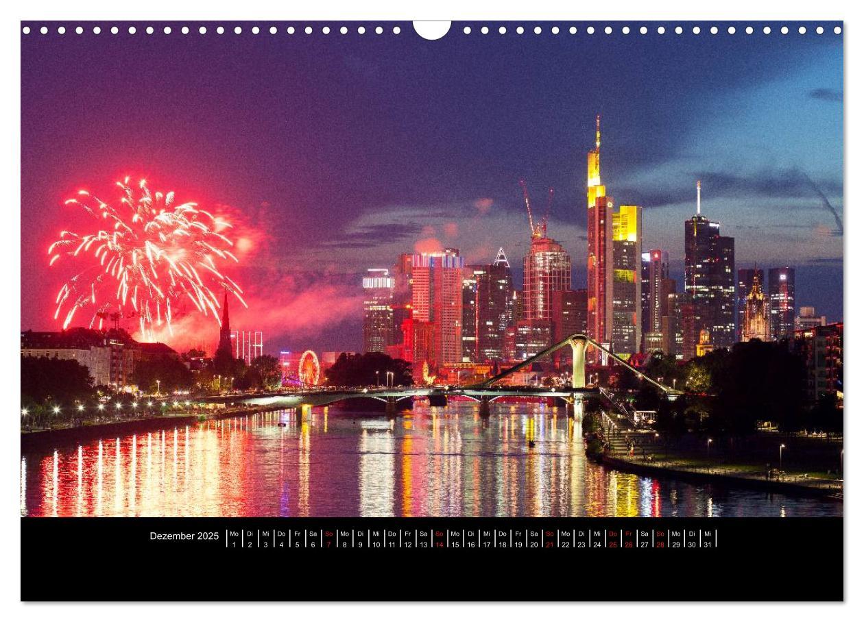 Bild: 9783435677559 | Frankfurt (Wandkalender 2025 DIN A3 quer), CALVENDO Monatskalender