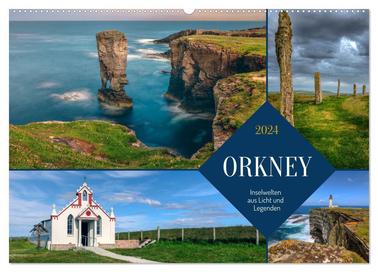 Cover: 9783383736711 | Orkney, Inselwelten aus Licht und Legenden. (Wandkalender 2024 DIN...