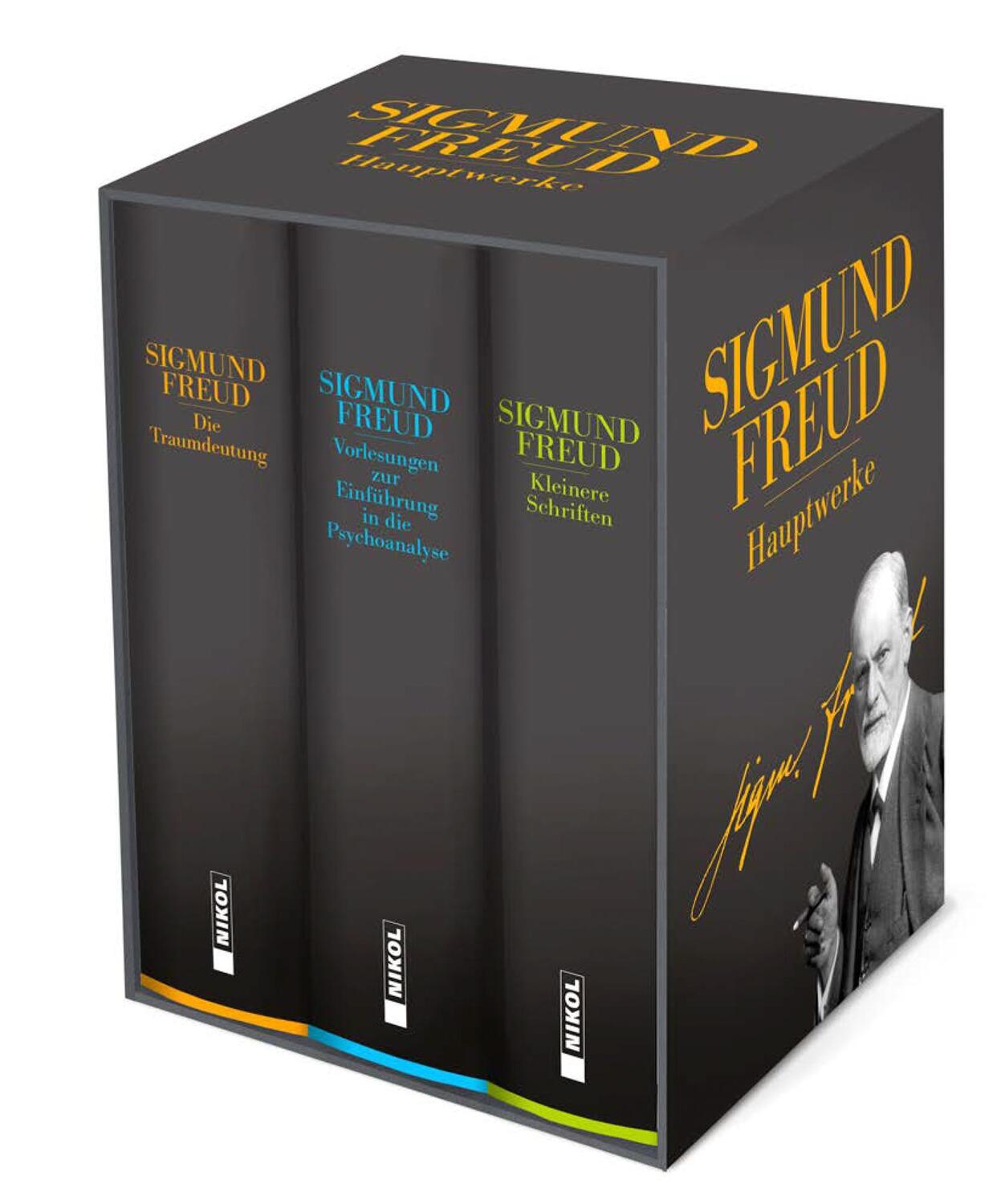 Cover: 9783868205664 | Sigmund Freud: Hauptwerke | 3 Bände im Schuber | Sigmund Freud | Buch