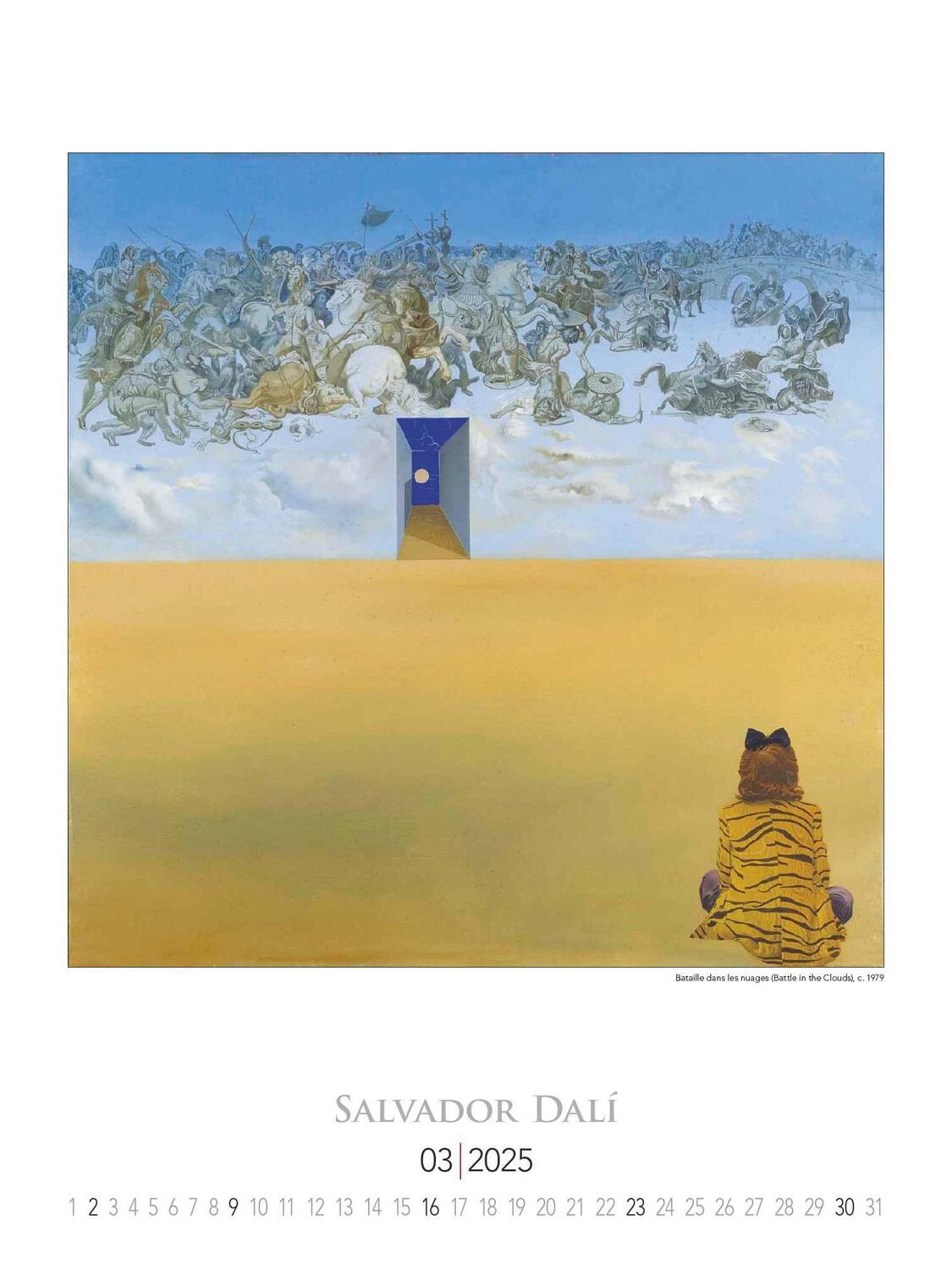 Bild: 4251732344054 | Salvador Dali 2025 - Bild-Kalender 42x56 cm - Kunst-Kalender -...