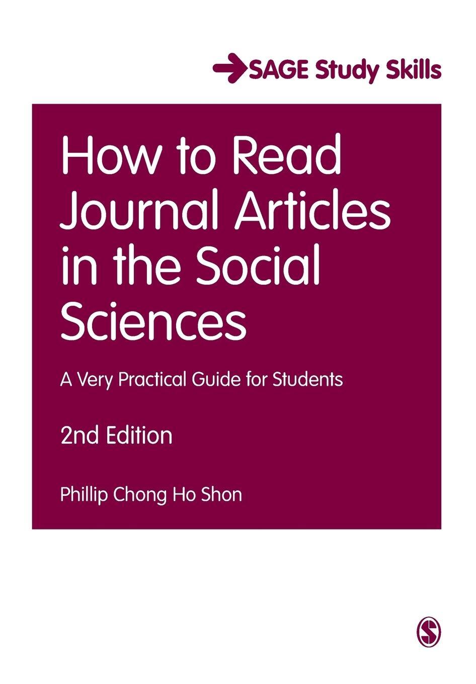 Cover: 9781473918801 | How to Read Journal Articles in the Social Sciences | Shon | Buch